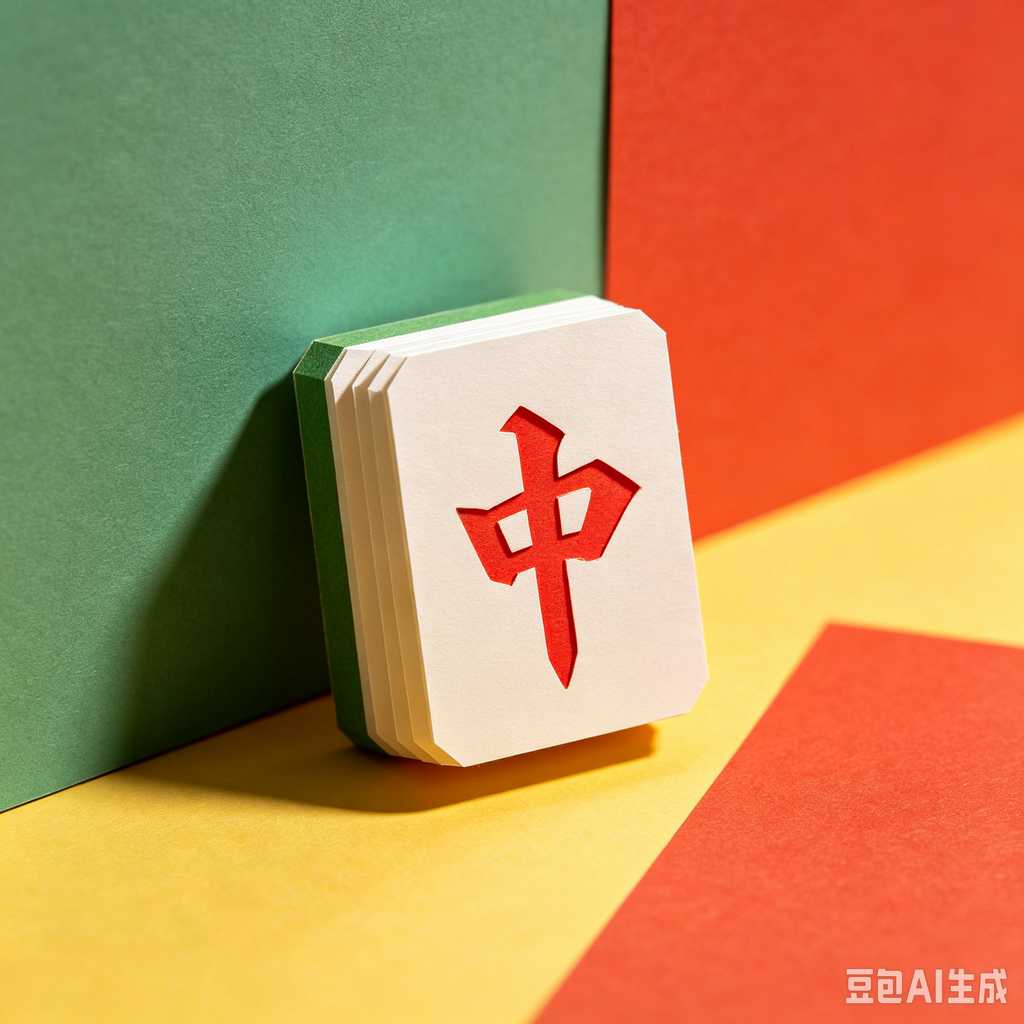 small portable mahjong set
